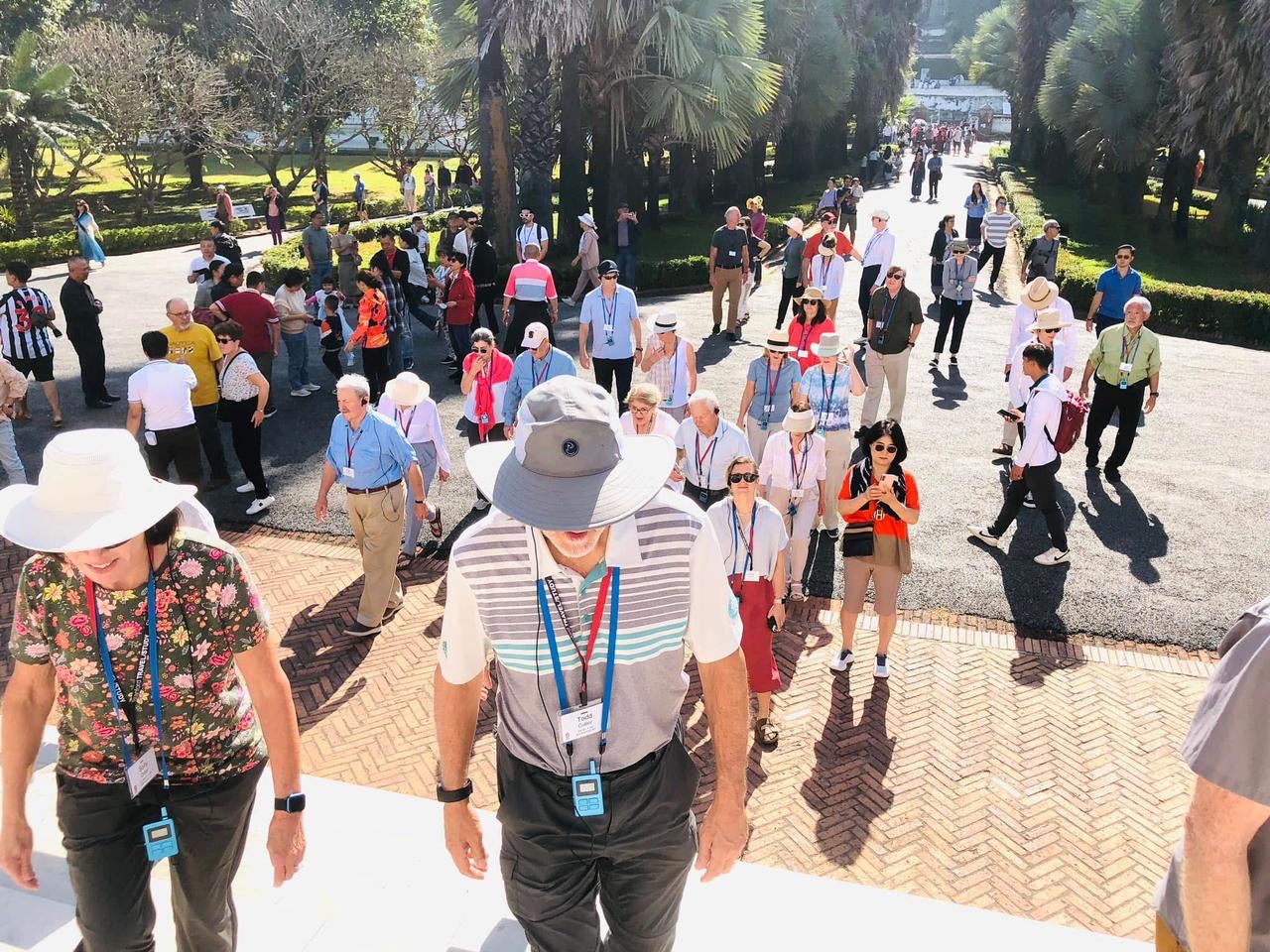 Cultural festival celebration with guests